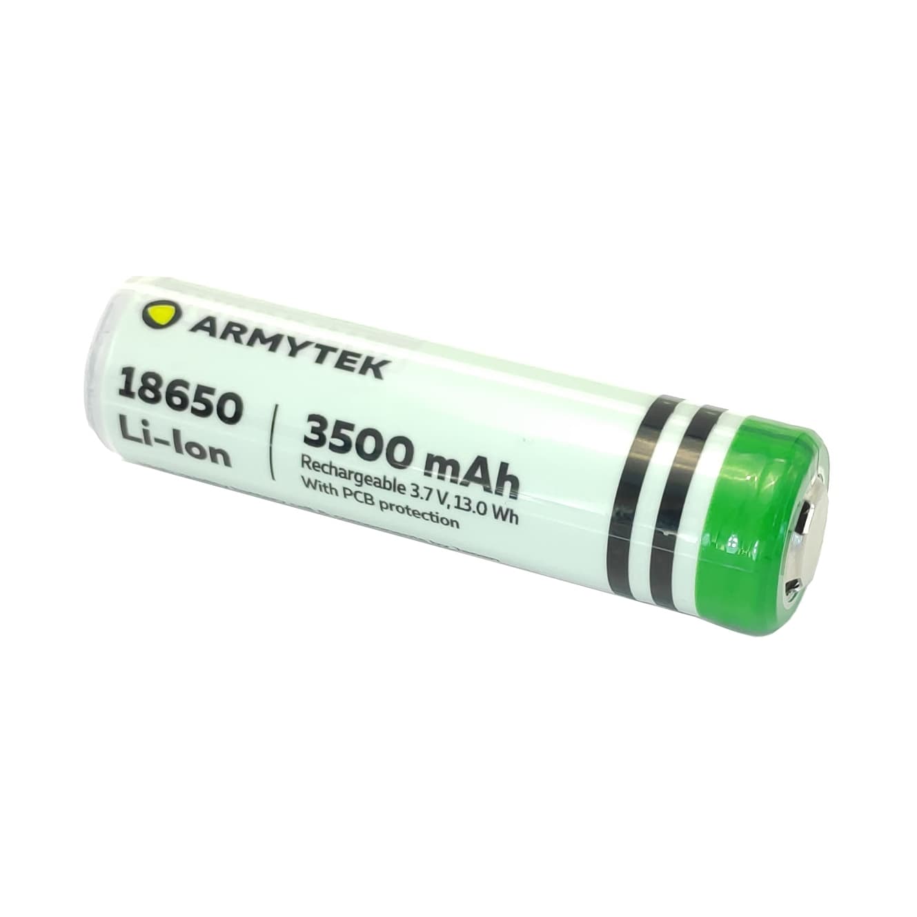 Защищённый Li-Ion аккумулятор Armytek 18650 3500 mAh
