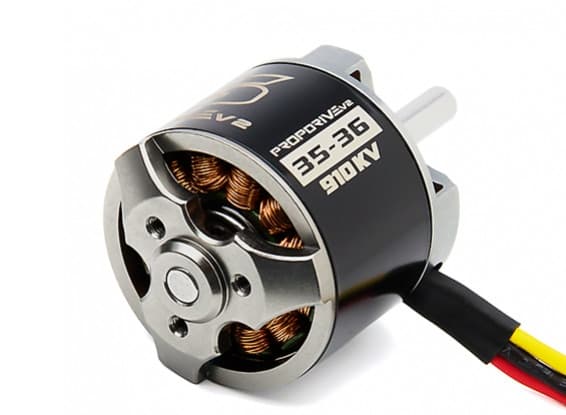 Бесколлекторный мотор NTM серии 35-36A 910Kv / 350 Вт