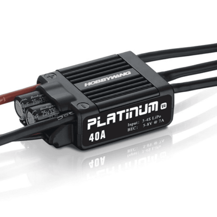 Регулятор оборотов HobbyWing Platinum Pro 40А V4 3-4S ВЕС 7A ESC (HWA30215001)