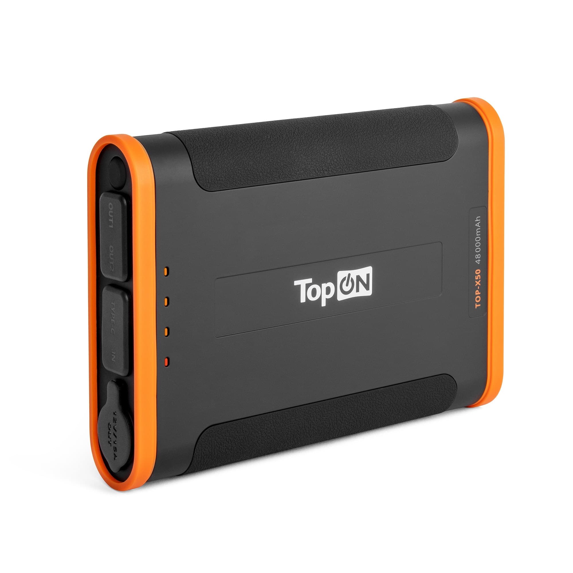 Портативный аккумулятор TopON TOP-X50 48000mAh Type-C PD 60W, USB1 QC3.0, USB2 12W