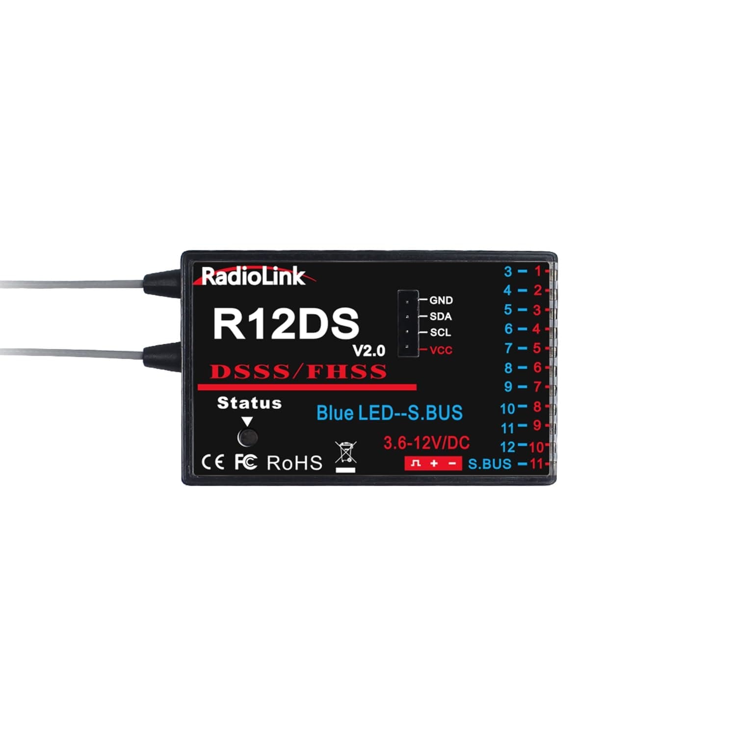 Приёмник Flysky R12DS