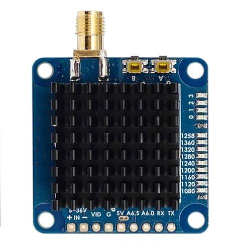 Видеопередатчик VTX-1G3TE 1,2 GHz 1,3 GHz 2000mW 2W 9CH с управлением Tramp VTX для FPV дальнего радиуса действия