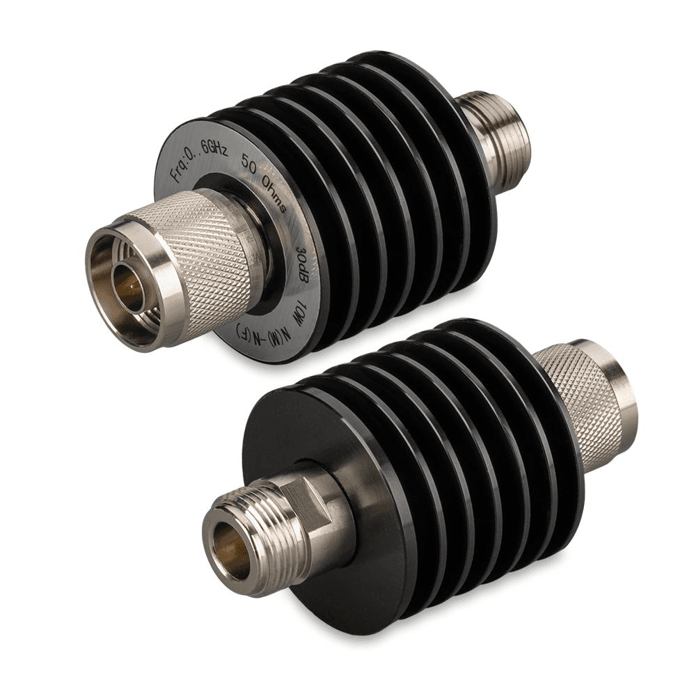 Аттенюатор KROKS 50 Ом, 30 дБ, 10 Вт (0-3 ГГц) N-connector