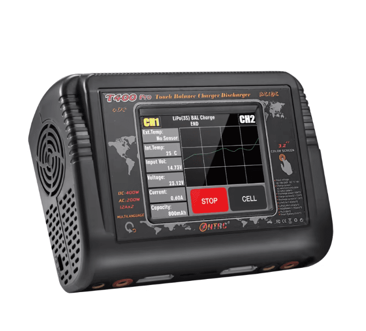Зарядное устройство 4-х портовое HTRC T400 Pro