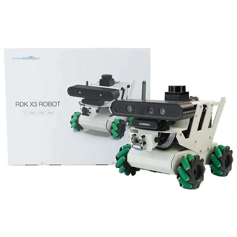 Робот-машина RDK X3 ROS2 с колесом Mecanum Advanced